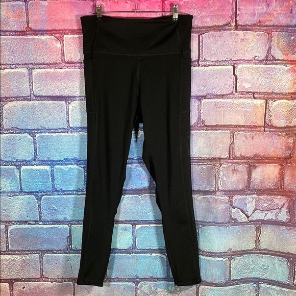 Champion Black High-Rise Performance Leggings Women’s Size Large - Picture 1 of 8